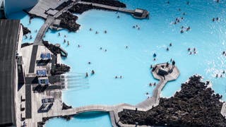 Iceland volcano live: Hotels and Blue Lagoon evacuated as eruption sends clouds of gas towards Grindivik File image: Tourists bath in the Blue Lagoon geothermal spa near the fishing town of Grindavik, Iceland